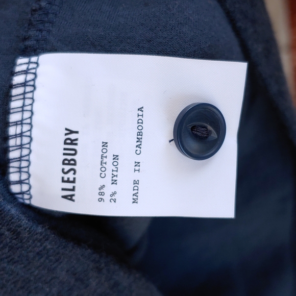 Alesbury Men's Sweater Large Tall Dark Blue - Picture 6 of 6